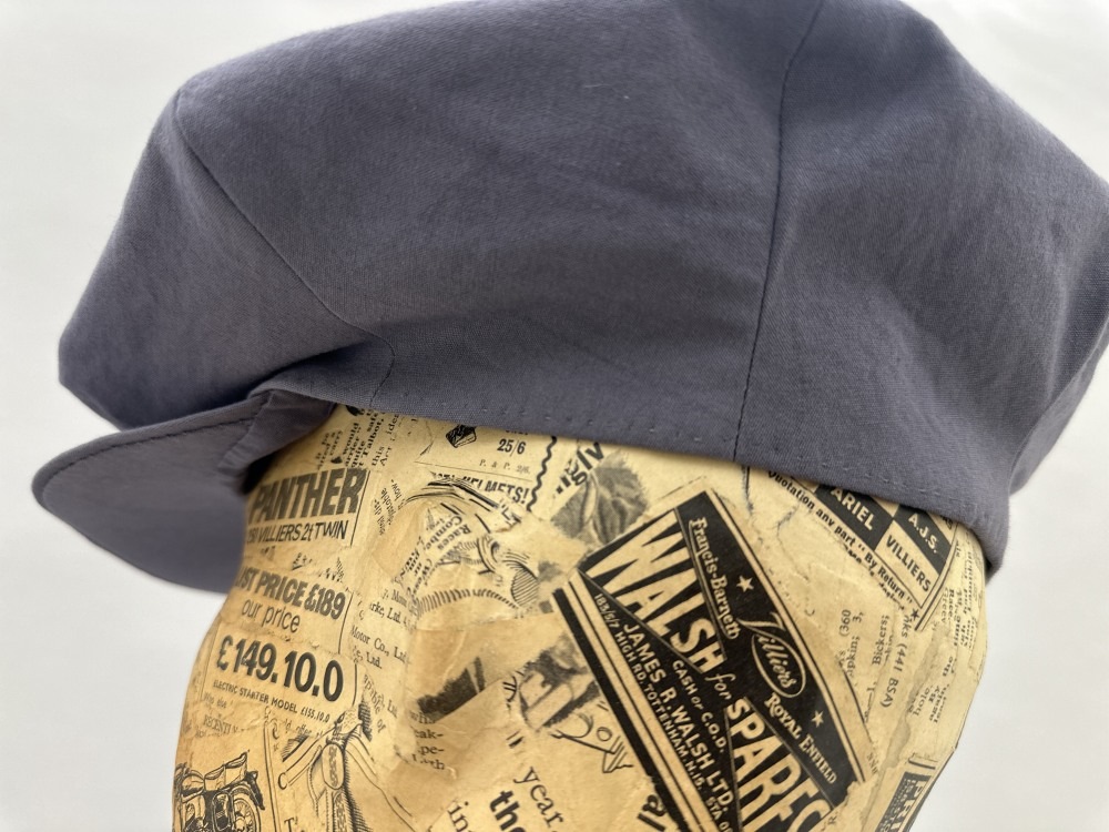 SHAMS PANCAKE CAP BLUE GRAY size:58cm/M/size:60cm/L