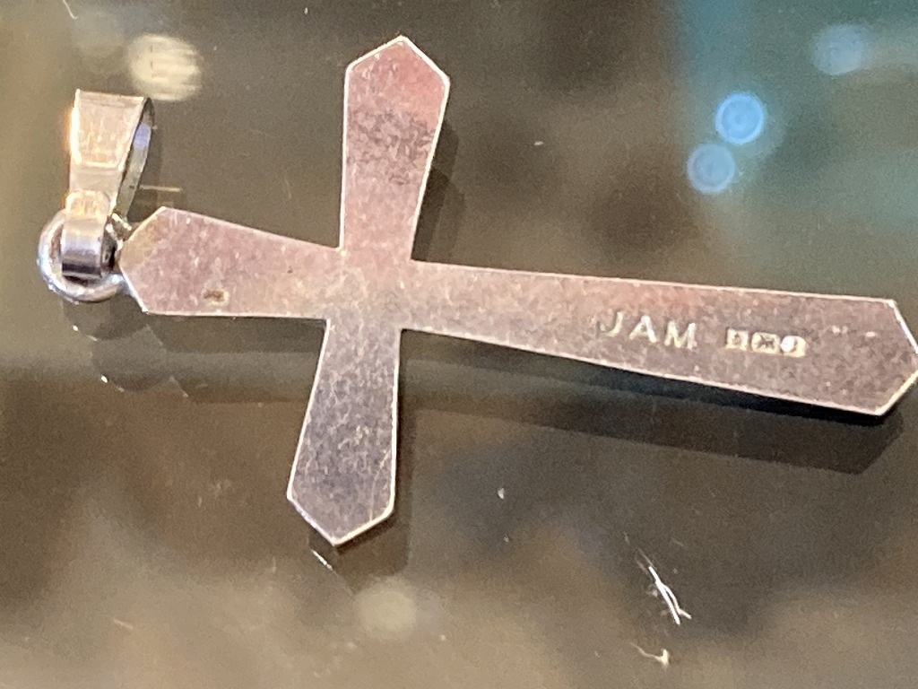 108686「CROSS」 925 SILVER ジュエリー　MADE IN ENGLAND 