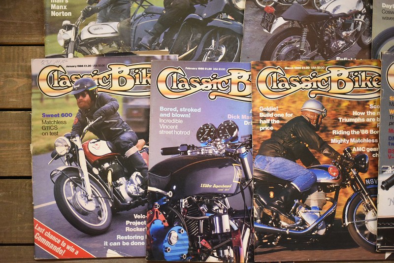 B0864 「Classic Bike」 クラシックバイク　12冊セット　ヴィンテージ　モーターサイクル誌　古本　雑誌