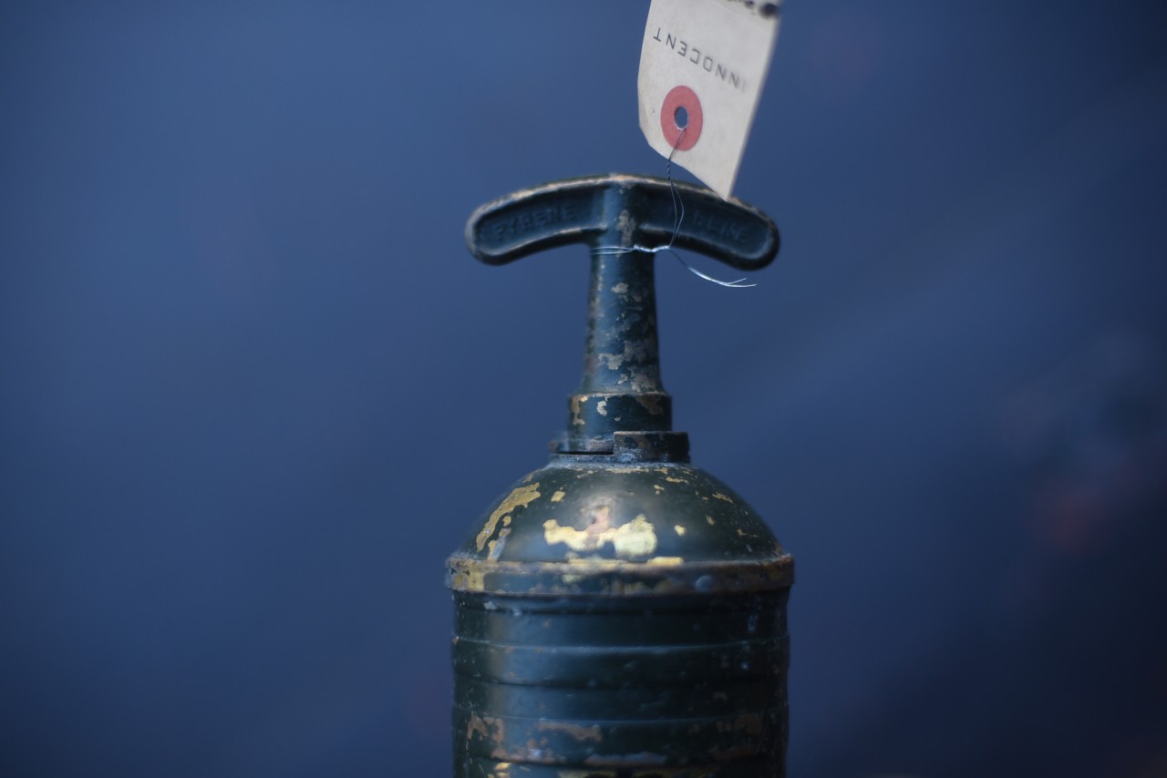 101106 UK　消火器　FIRE EXTINGUISHER 真鍮　ブラス　英国 