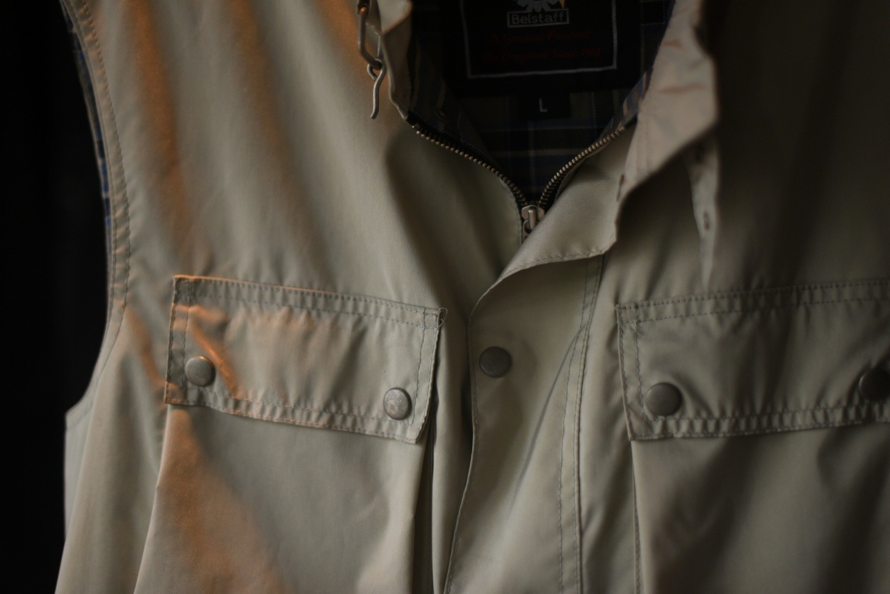 102130 ベルスタッフ　BELSTAFF　ベスト　　MADE IN ENGLAND　 L SIZE