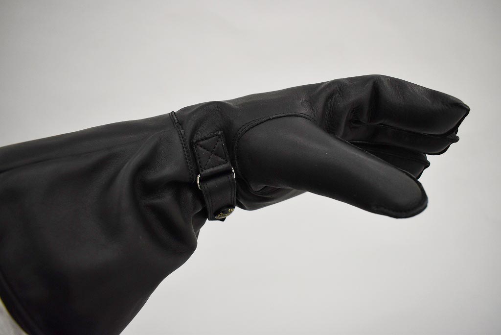 英国 「GOLDTOP」 Merino Wool Lined Gauntlet 本革ガントレット グローブ