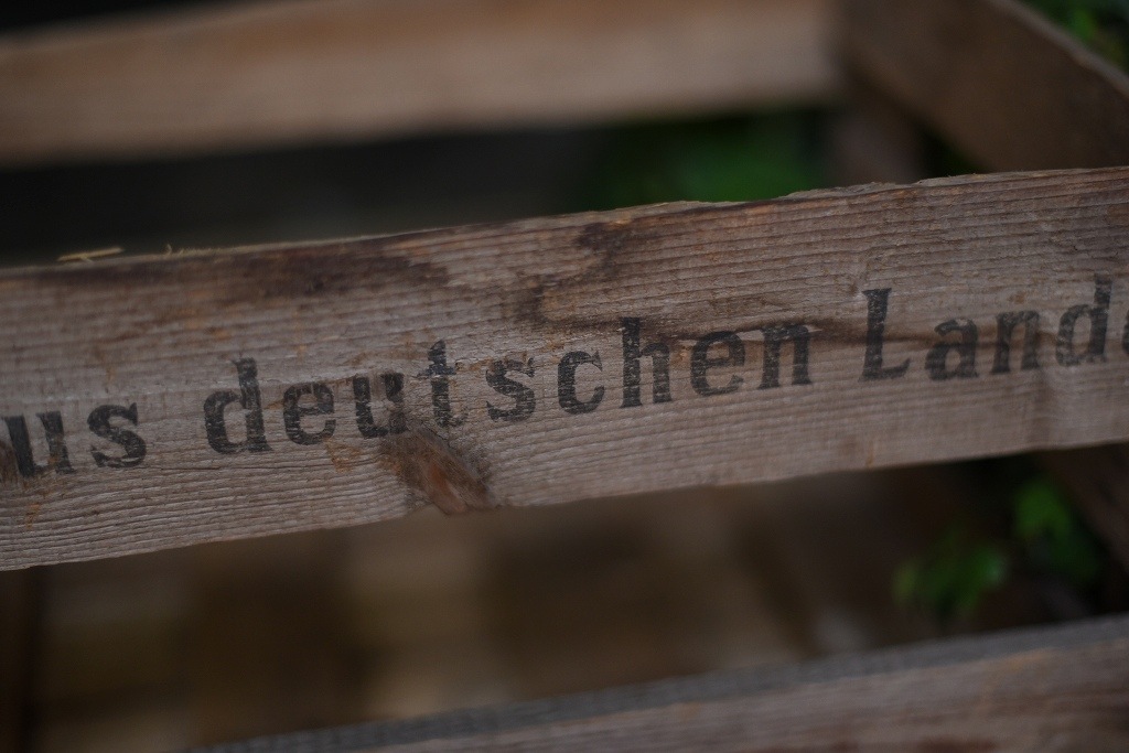 1292 UK ヴィンテージ　ワインボックス　「Wein aus deutschen Landen」 ウッドボックス　ドイツ製 MADE IN GERMANY