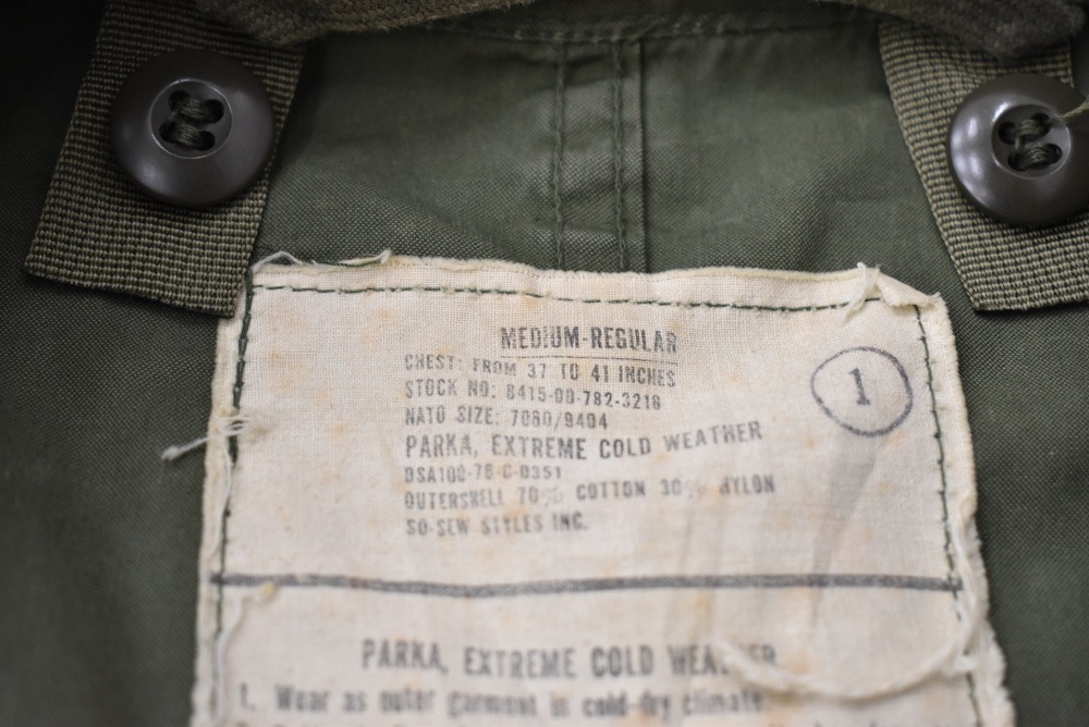 109931 [MC]  VINTAGE 65s US ARMY「M65 FISHTAIL PARKA」 フィッシュテールパーカー ヴィンテージ モッズコート