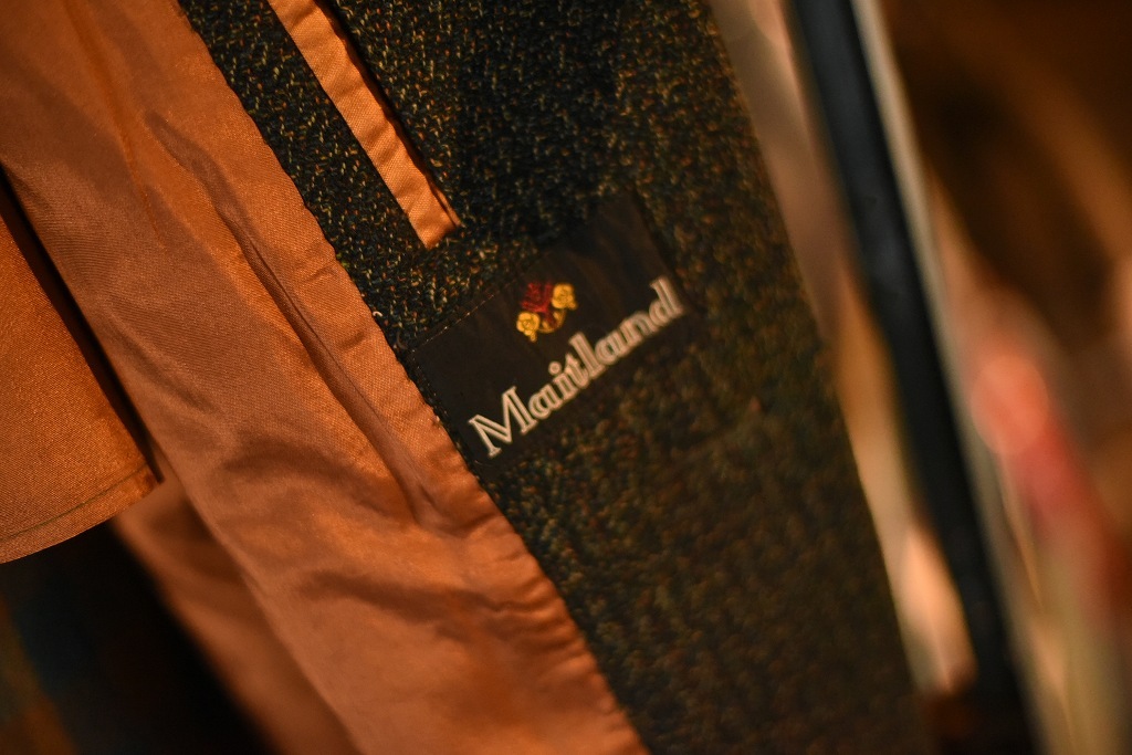 100942 UK ヴィンテージ　ロングコート  英国製　MADE IN ENGLAND