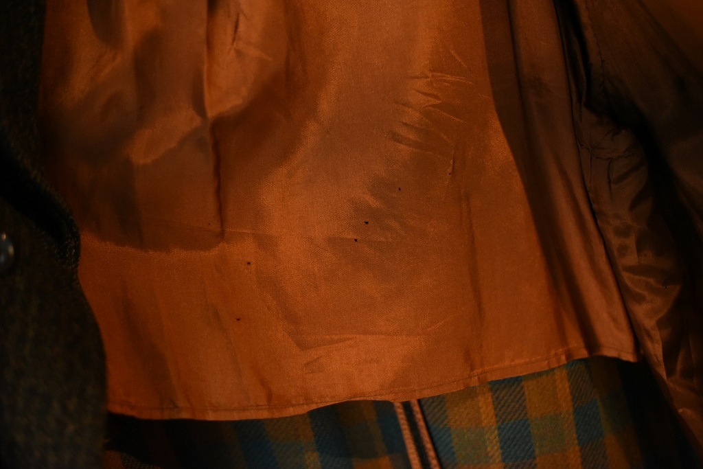 100942 UK ヴィンテージ　ロングコート  英国製　MADE IN ENGLAND