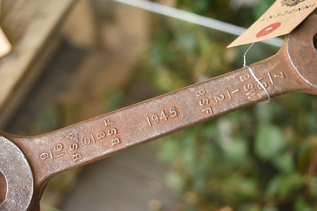 104412 UK ヴィンテージ スパナ ツール 英国 MADE IN ENGLAND