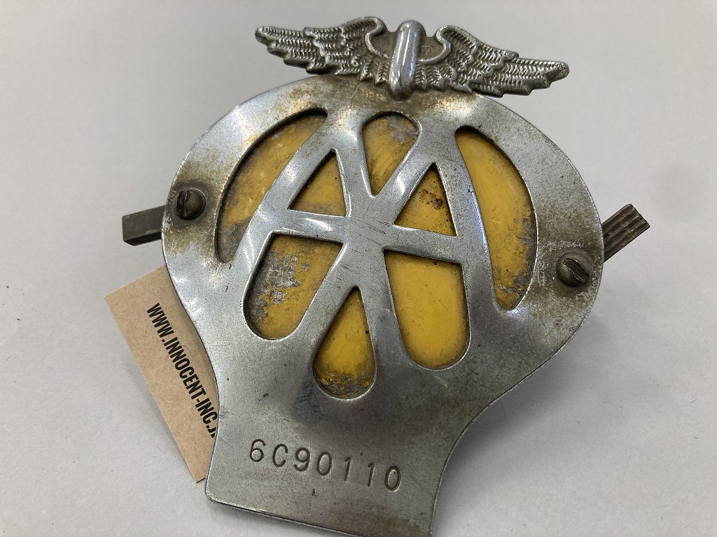 108460  ヴィンテージ　AA 「Automobile Association」 カーバッチ エンブレム