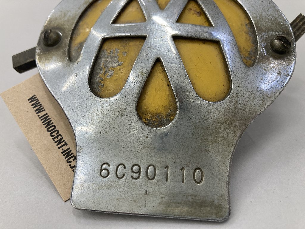 108460  ヴィンテージ　AA 「Automobile Association」 カーバッチ エンブレム