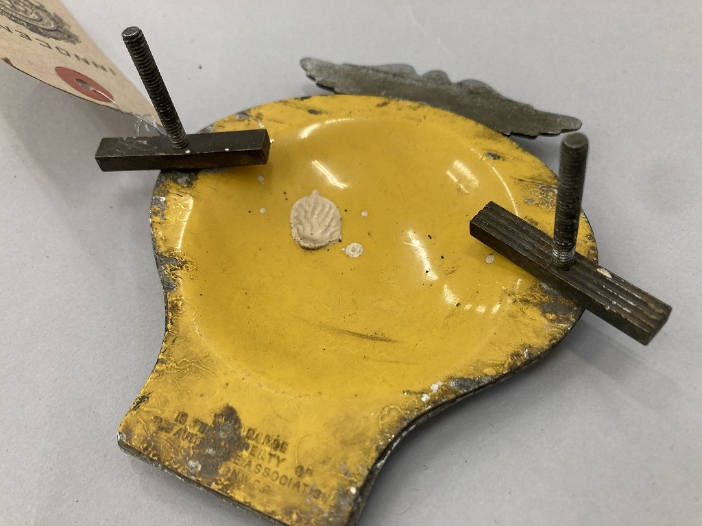 108460  ヴィンテージ　AA 「Automobile Association」 カーバッチ エンブレム