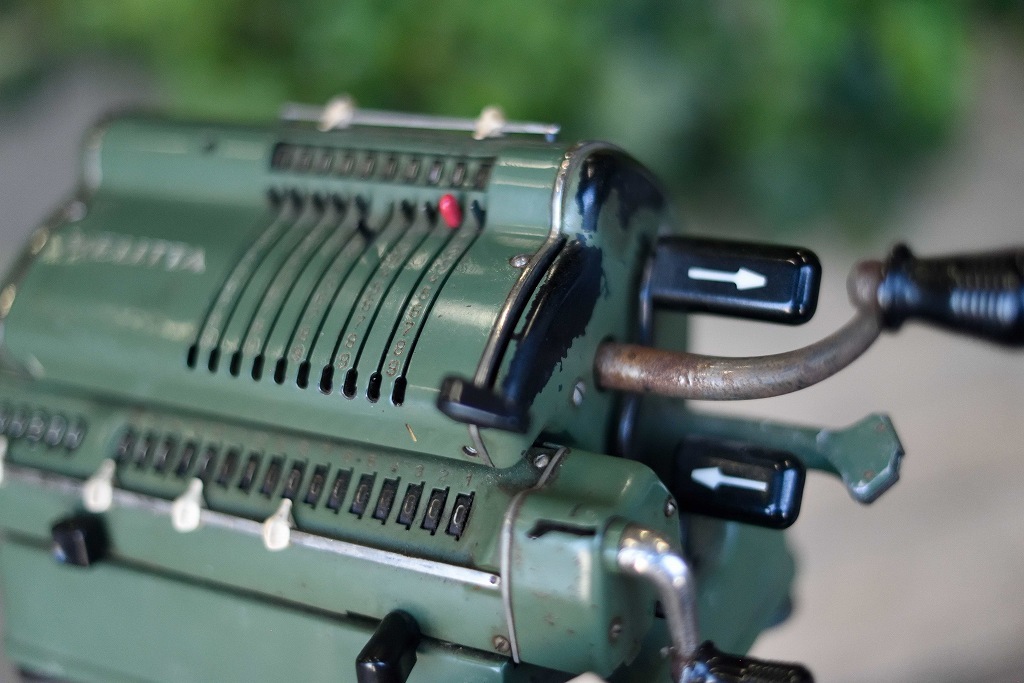 104877 ヴィンテージ　「MELITTA CALCULATOR」　計算機　ドイツ製 MADE IN GERMANY