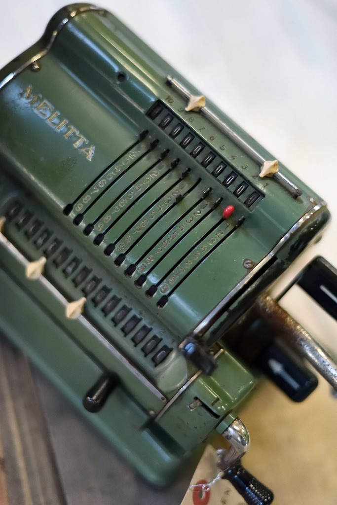 104877 ヴィンテージ　「MELITTA CALCULATOR」　計算機　ドイツ製 MADE IN GERMANY