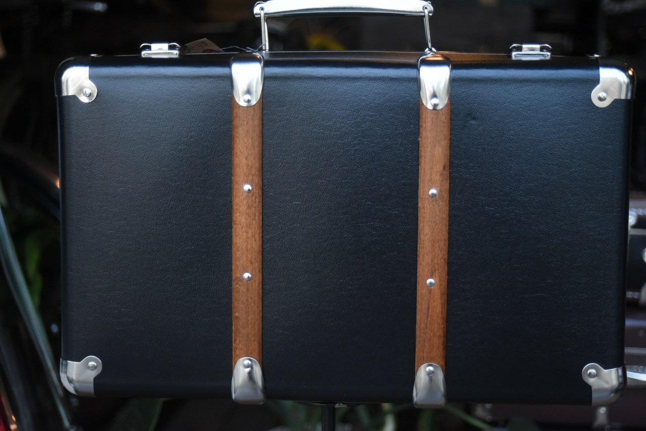 5497 40cm M ブラック 「KAZETO社」　トランクケース 90年以上の歴史を誇るチェコの伝統的トランクメーカー　