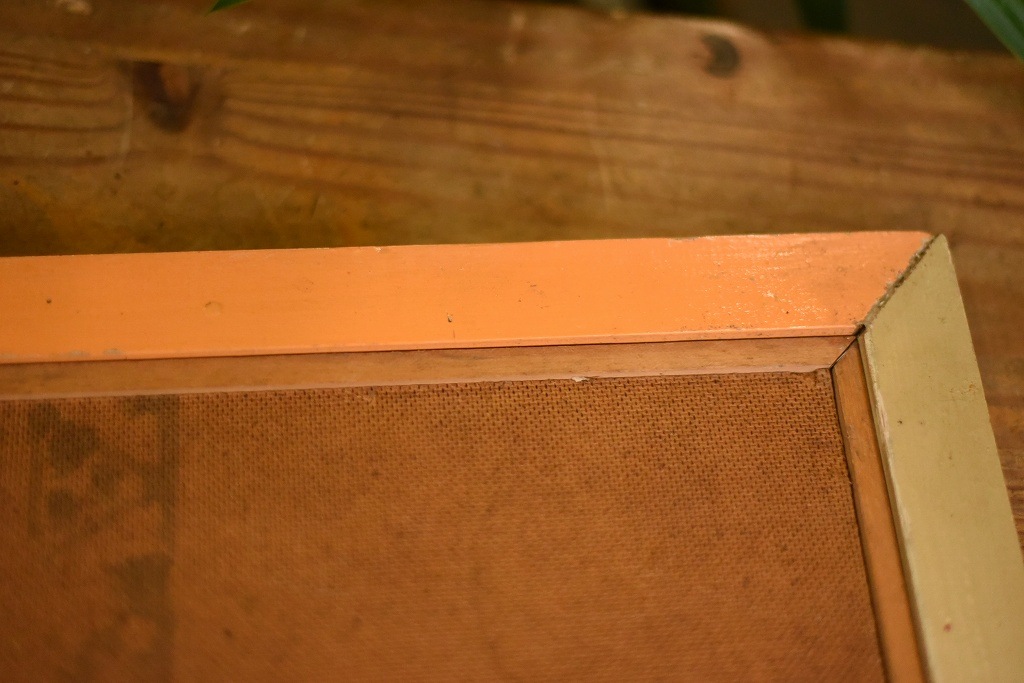 103581 ヴィンテージ ウッドフレーム 背面板付属 額縁