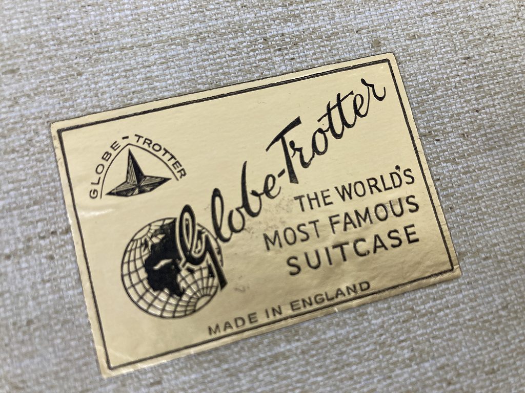 108472 UK ヴィンテージ　英国 グローブ トロッター  「GLOBE TROTTER」 MADE IN ENGLAND 刻印