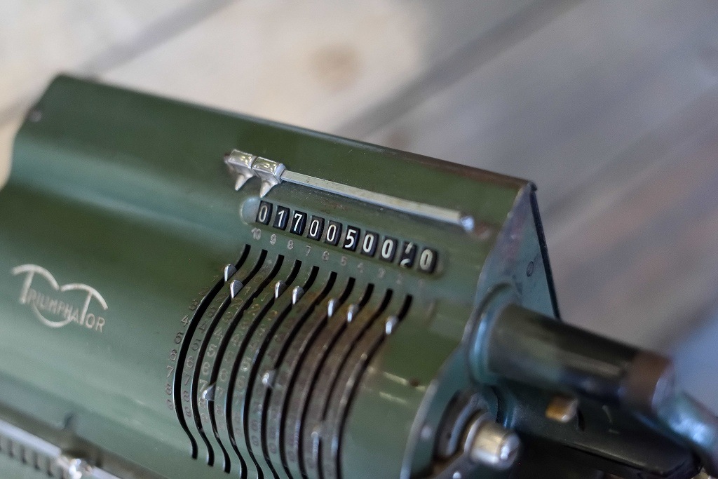 104907 ヴィンテージ　「MELITTA CALCULATOR」　計算機　ドイツ製 MADE IN GERMANY