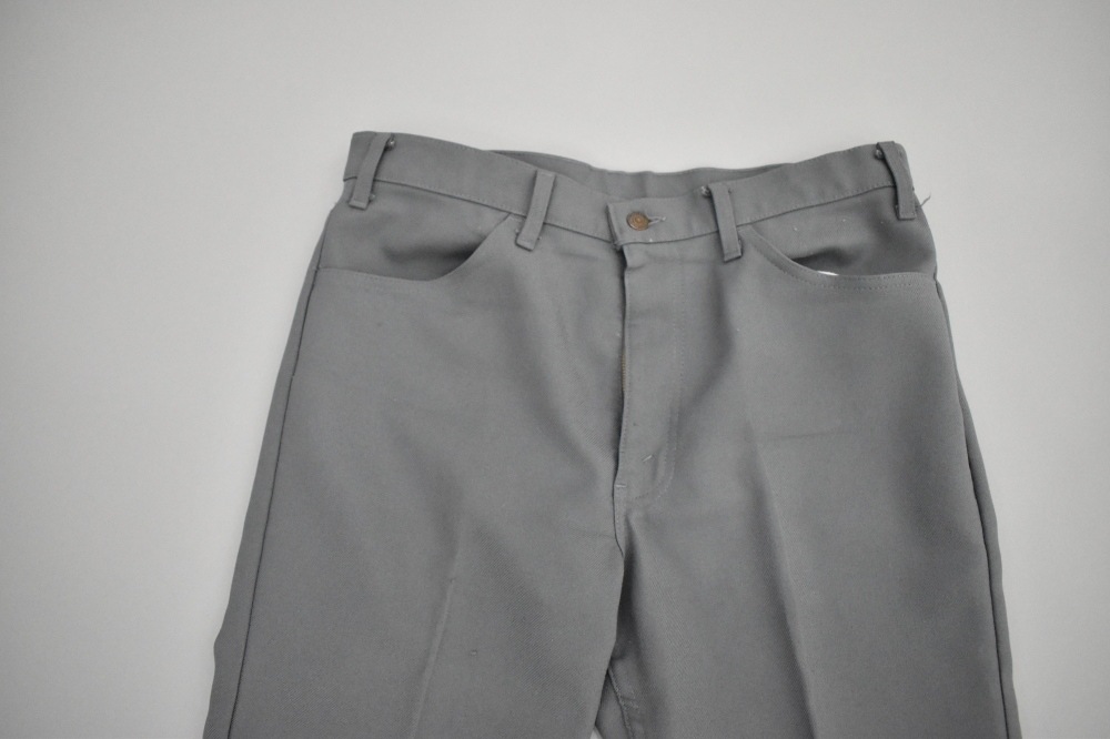 108974 [CO] 「Levi's Sta-Prest」パンツ グレー36×29 MADE IN USA 42 TALON Levis リーバイス