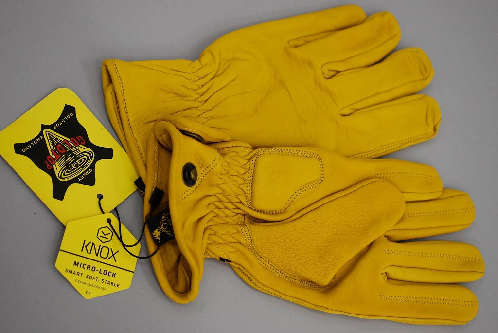 英国 「GOLDTOP」「Deerskin Roper Gloves」 鹿革 ローパーグローブ