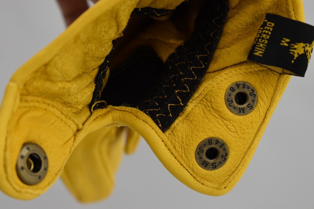 英国 「GOLDTOP」「Deerskin Roper Gloves」 鹿革 ローパーグローブ