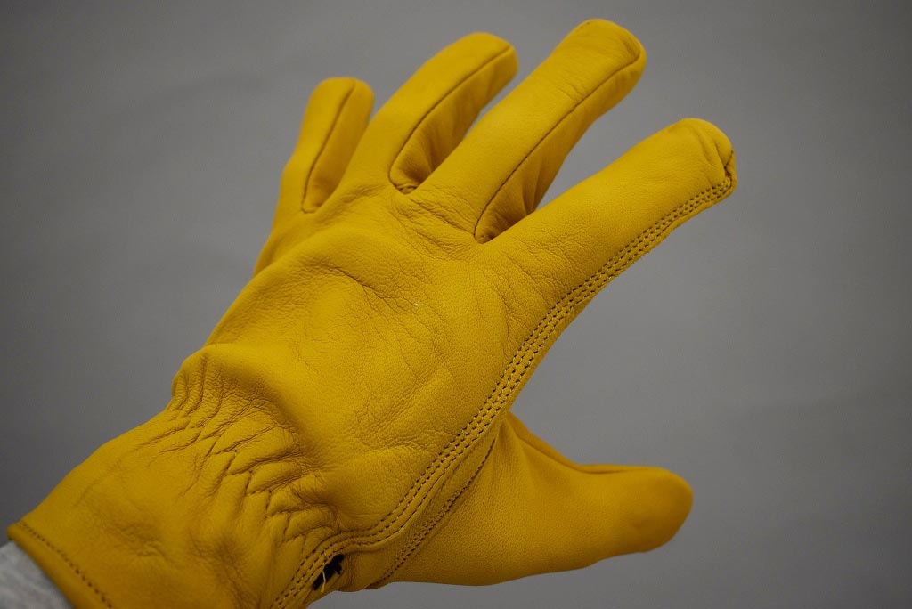 レアREICHENBACHgoldendropライヘンバッハ ゴールデンドロップ 英国 「GOLDTOP」「Deerskin Roper Gloves」 鹿革 ローパーグローブ