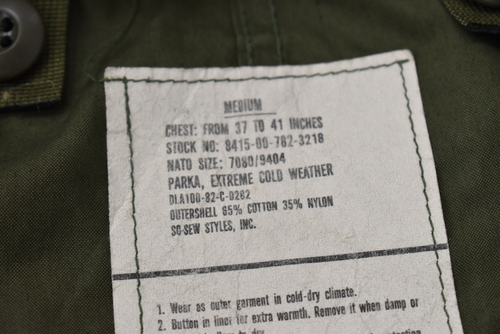 109933 [MC]  VINTAGE 65s US ARMY「M65 FISHTAIL PARKA」 フィッシュテールパーカー ヴィンテージ モッズコート