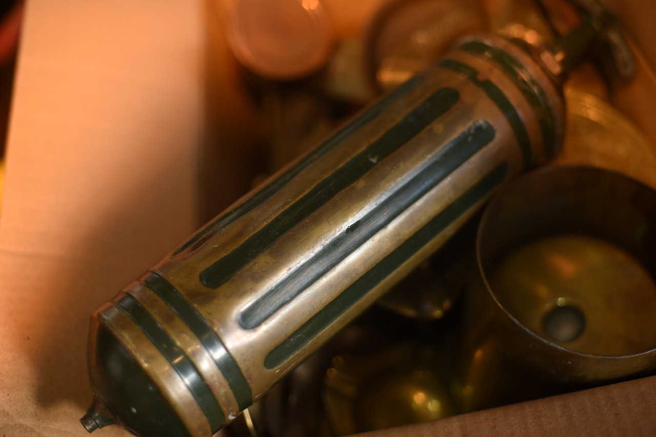 101112 UK　消火器　FIRE EXTINGUISHER 真鍮　ブラス　英国 