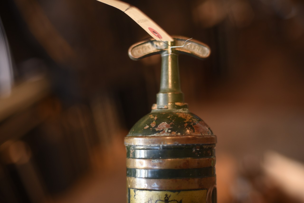 101112 UK　消火器　FIRE EXTINGUISHER 真鍮　ブラス　英国 