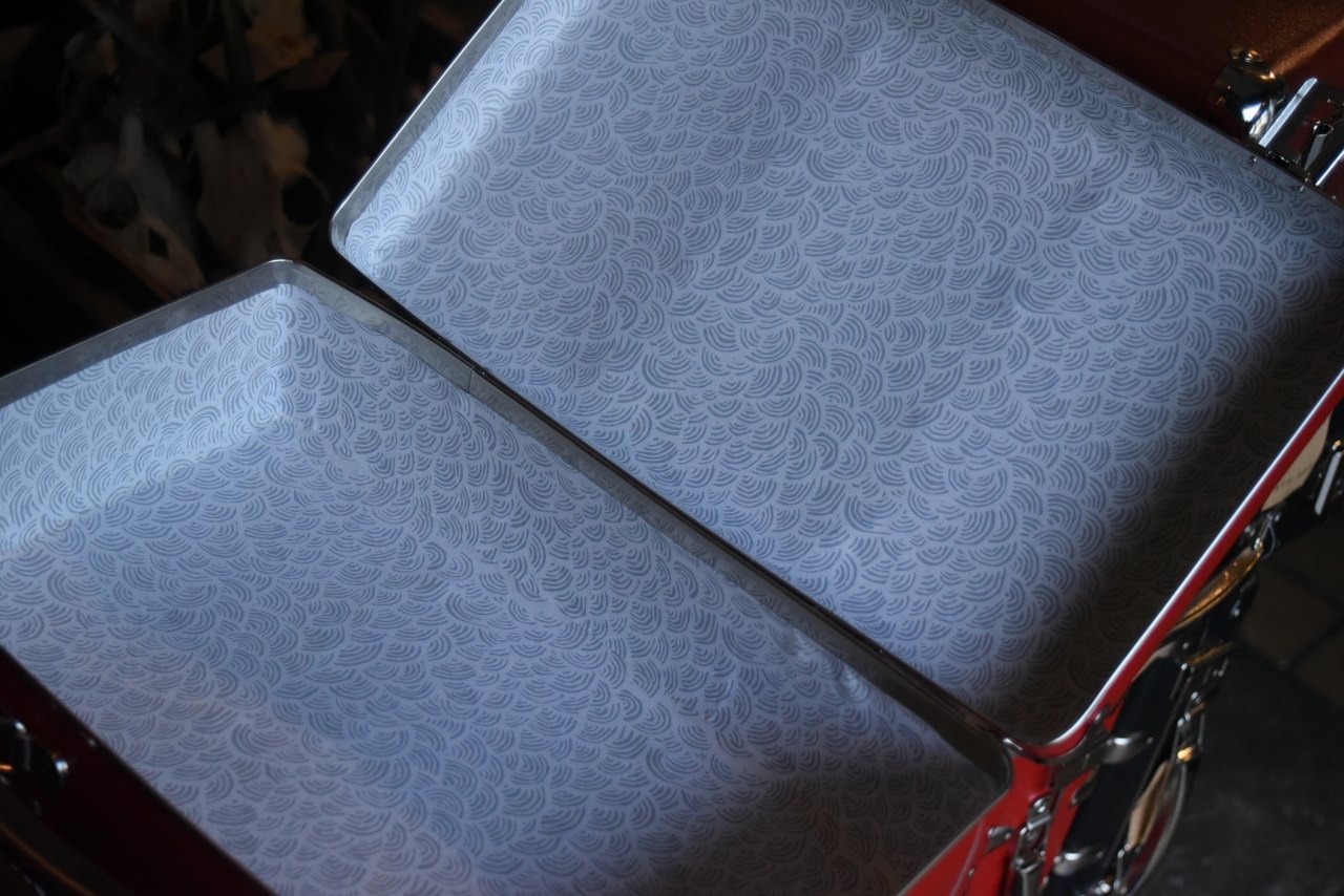 5510 40cm M レッド 「KAZETO社」 トランクケース 90年以上の歴史を誇るチェコの伝統的トランクメーカー