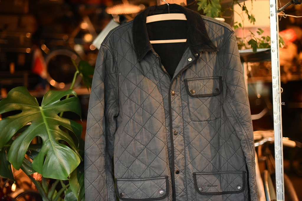 102833ヴィンテージ 　「Barbour」　バブアー　 ジャケット 英国製　MADE IN ENGLAND