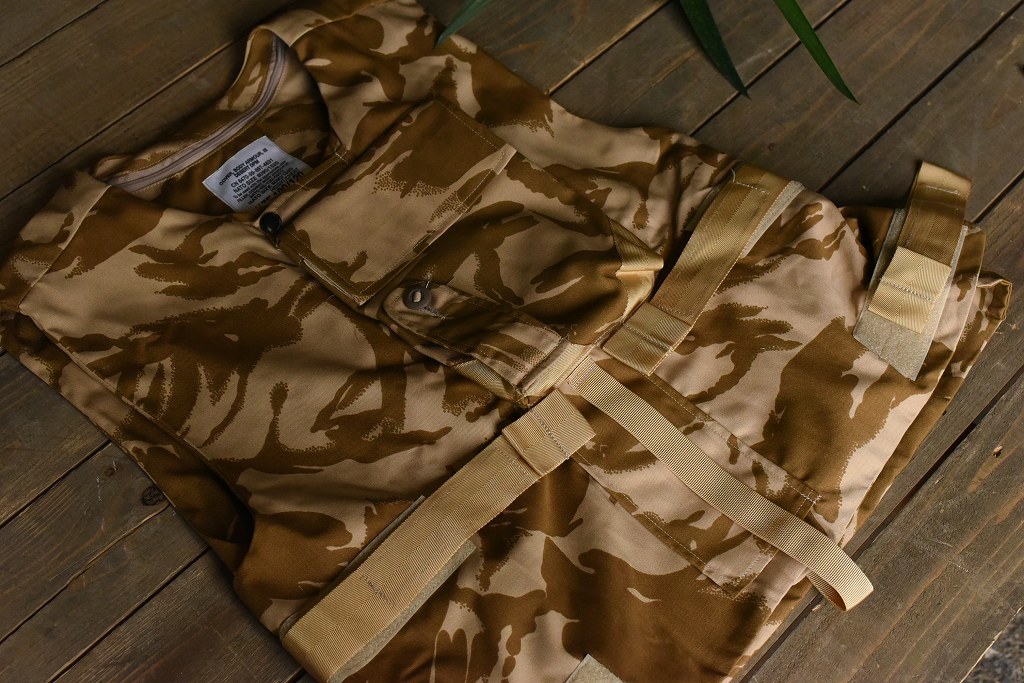 L1 104150 UK 英国軍　デザートDPM　カモ ボディーアーマーベストカバー　COVER,　BODY ARMOUR IS DESERT DPM