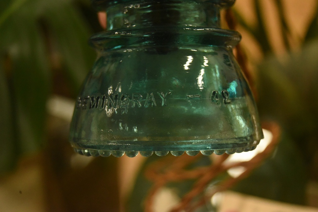 104781 インダストリアル ガラスインシュレーター ランプ 照明 USA 碍子