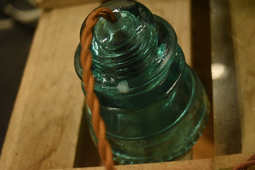 104781 インダストリアル ガラスインシュレーター ランプ 照明 USA 碍子