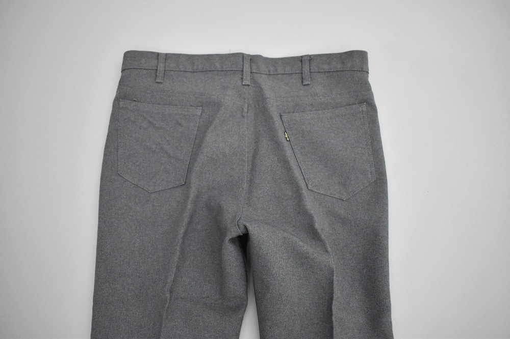 108994 [CO] 「Levi's Sta-Prest」パンツ グレー MADE IN USA 42 TALON Levis リーバイス