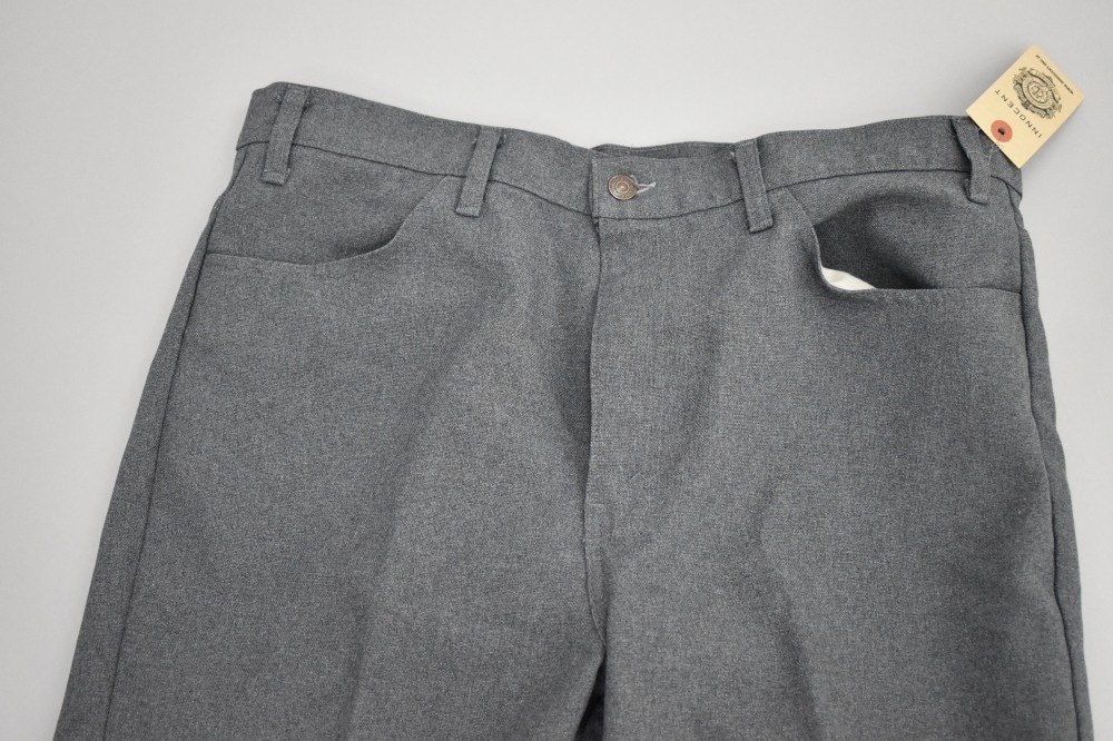 108994 [CO] 「Levi's Sta-Prest」パンツ グレー MADE IN USA 42 TALON Levis リーバイス