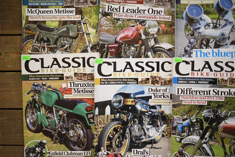 B0867 「CLASSIC BIKE GUIDE」 クラシックバイクガイド 12冊セット　ヴィンテージ　モーターサイクル誌　古本　雑誌
