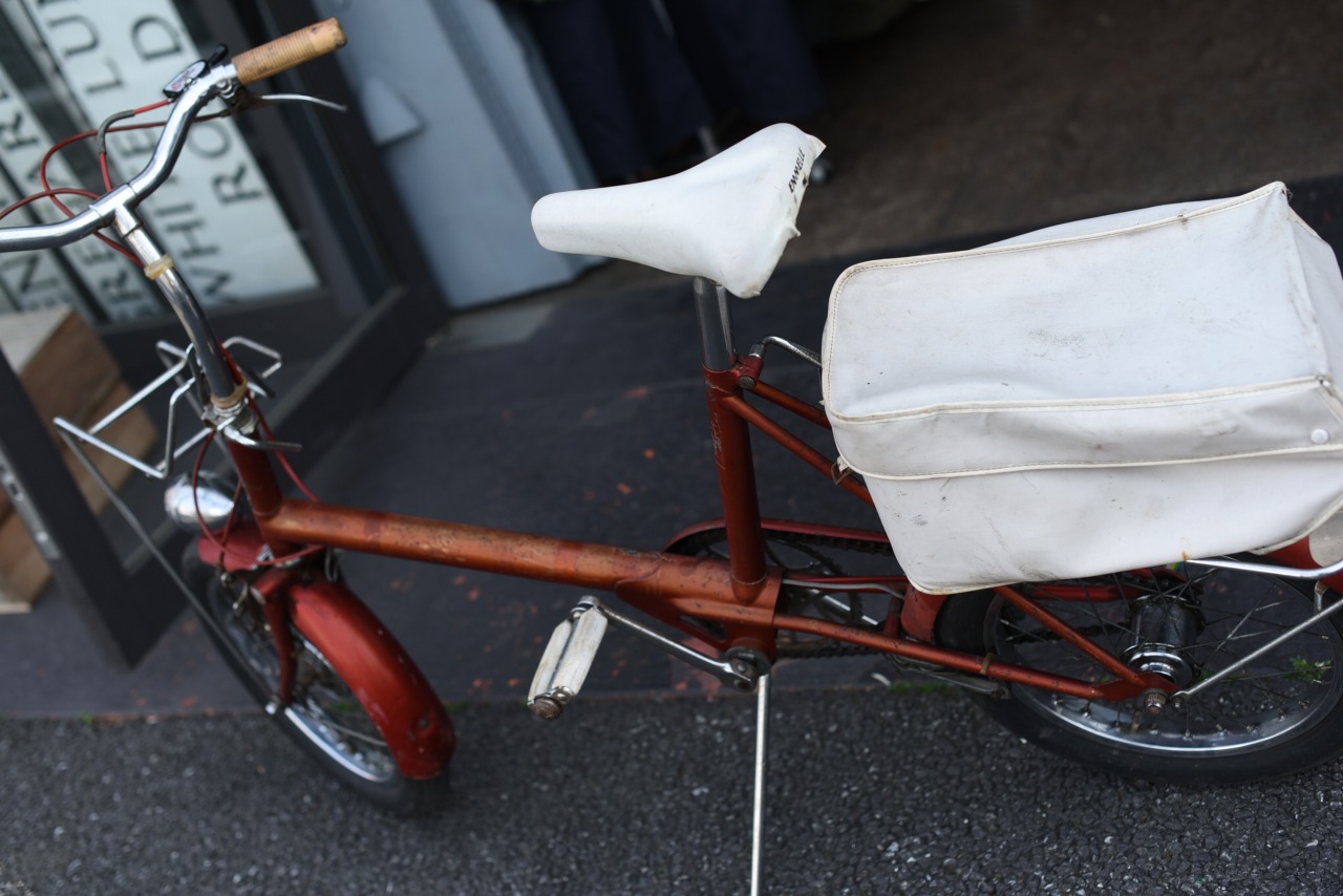 ミニベロ　レトロ　稀少　レア　自転車　アンティーク　ヴィンテージ あ//A6741 MIZUTANI ミズタニ 折りたたみ自転車 Compact