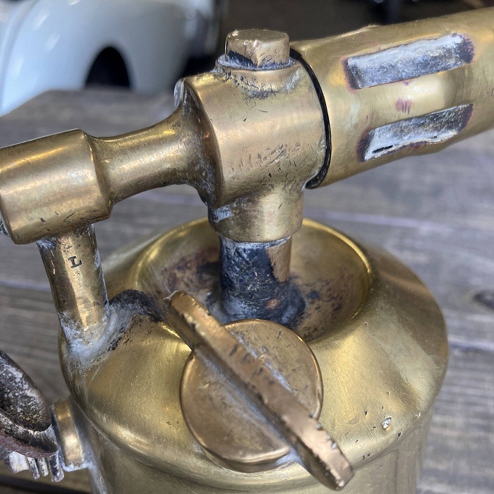 106501 「ANGLO SWEDISH」 MADE IN ENGLAND ブラス トーチ バーナー ブロートーチ コンロ キャンプ 真鍮