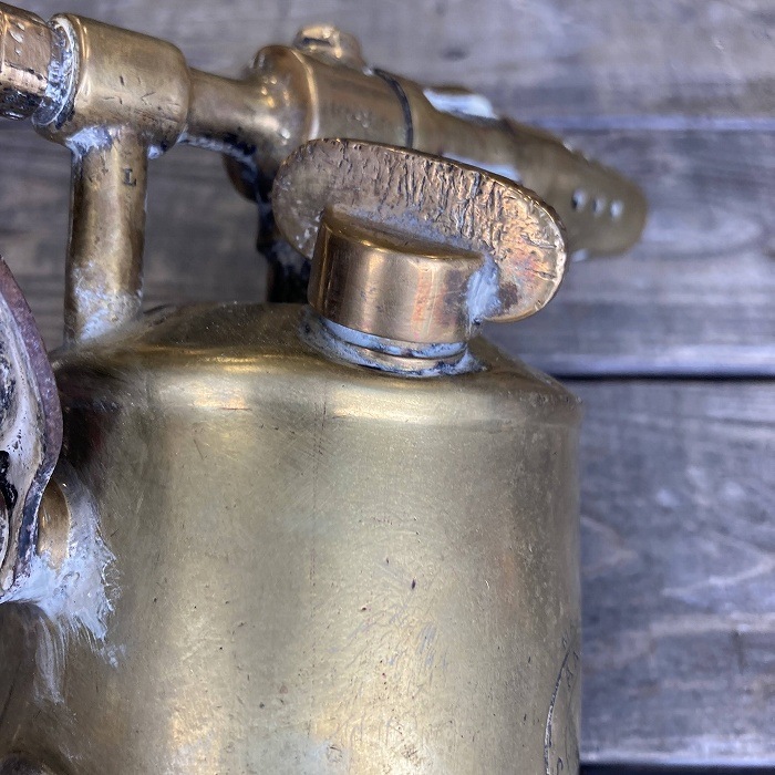 106501 「ANGLO SWEDISH」 MADE IN ENGLAND ブラス トーチ バーナー ブロートーチ コンロ キャンプ 真鍮