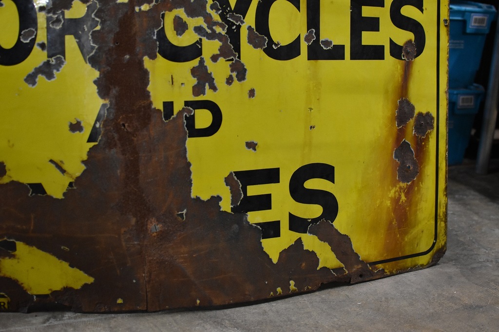 106823 ヴィンテージ　ARIEL 　　MOTOR CYCLE　アリエル　モーターサイクル　鉄製看板