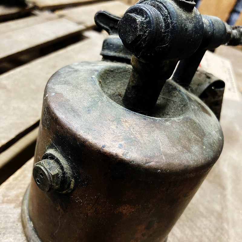 106088 「BURMOS」 MADE IN BRITISH ブラス トーチ バーナー ブロートーチ コンロ キャンプ 真鍮