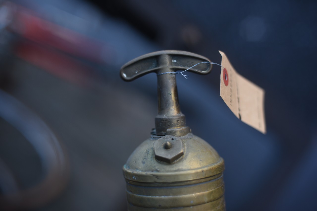 101108 UK　消火器　FIRE EXTINGUISHER 真鍮　ブラス　英国 