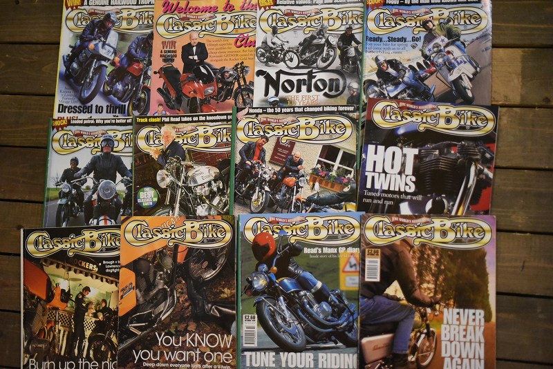B0869 「Classic Bike」 クラシックバイク　12冊セット　ヴィンテージ　モーターサイクル誌　古本　雑誌