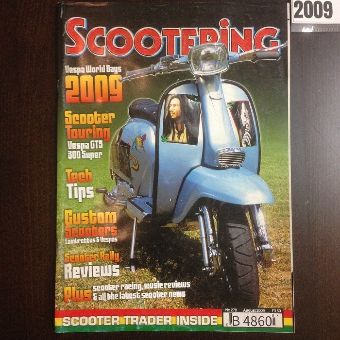 B4860　2009 「SCOOTERING」 ベスパ ランブレッタ  英国 旧車雑誌