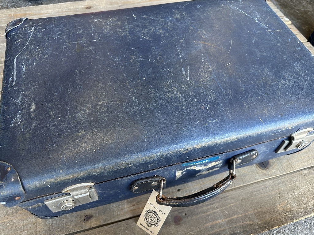 107582 UK ヴィンテージ　英国 グローブ トロッター  「GLOBE TROTTER」 MADE IN ENGLAND 刻印