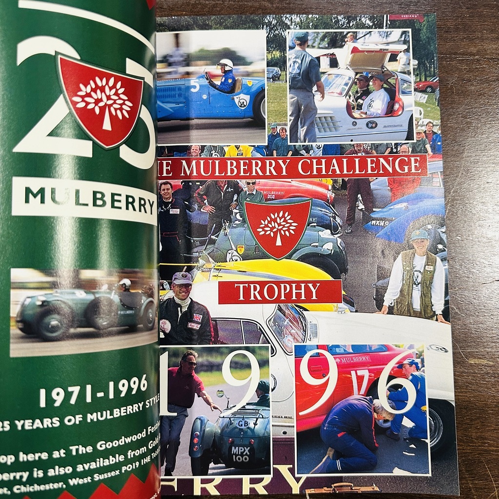 B4596「Festival of Speed GOOD WOOD 1996 PROGRAMME 」 グッドウッド　プログラム　1996