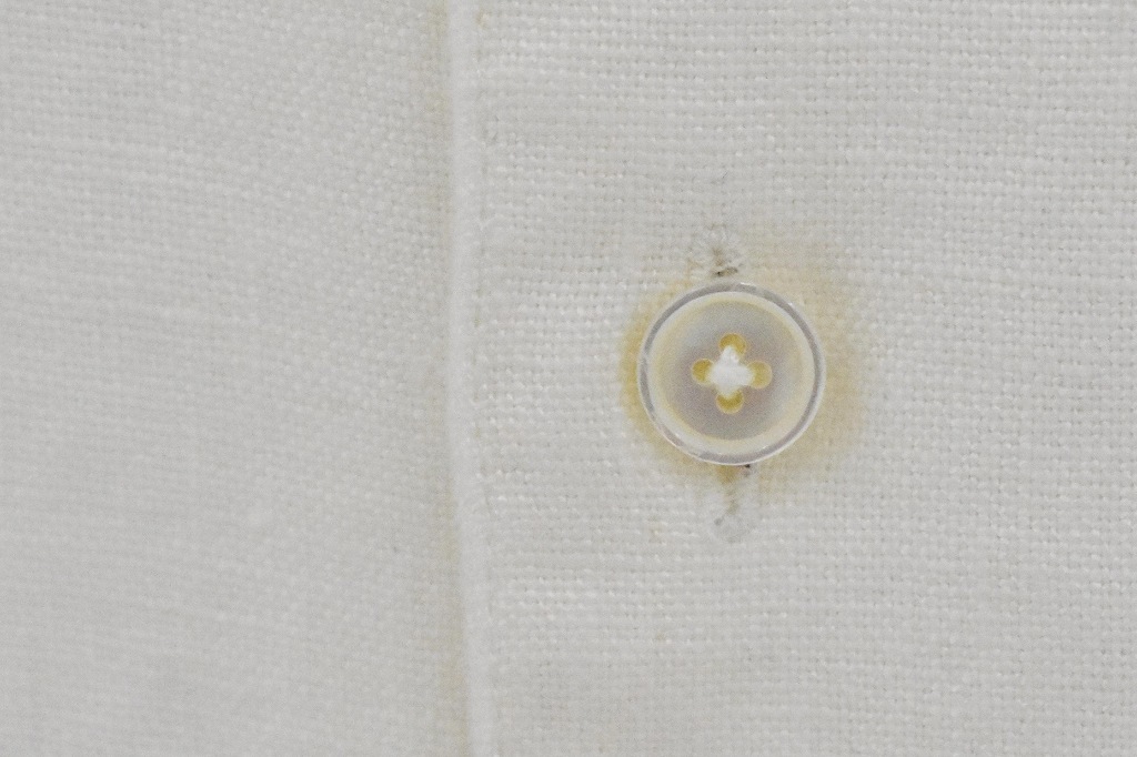 INNOCENT Original products　イタリアンカラーシャツ 長袖　COLOR : WHITE/RAF BLUE