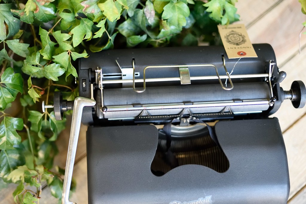 104876 ヴィンテージ　「「Rheinmetall　ラインメタル社製」　タイプライター　西ドイツ製 MADE IN GERMANY