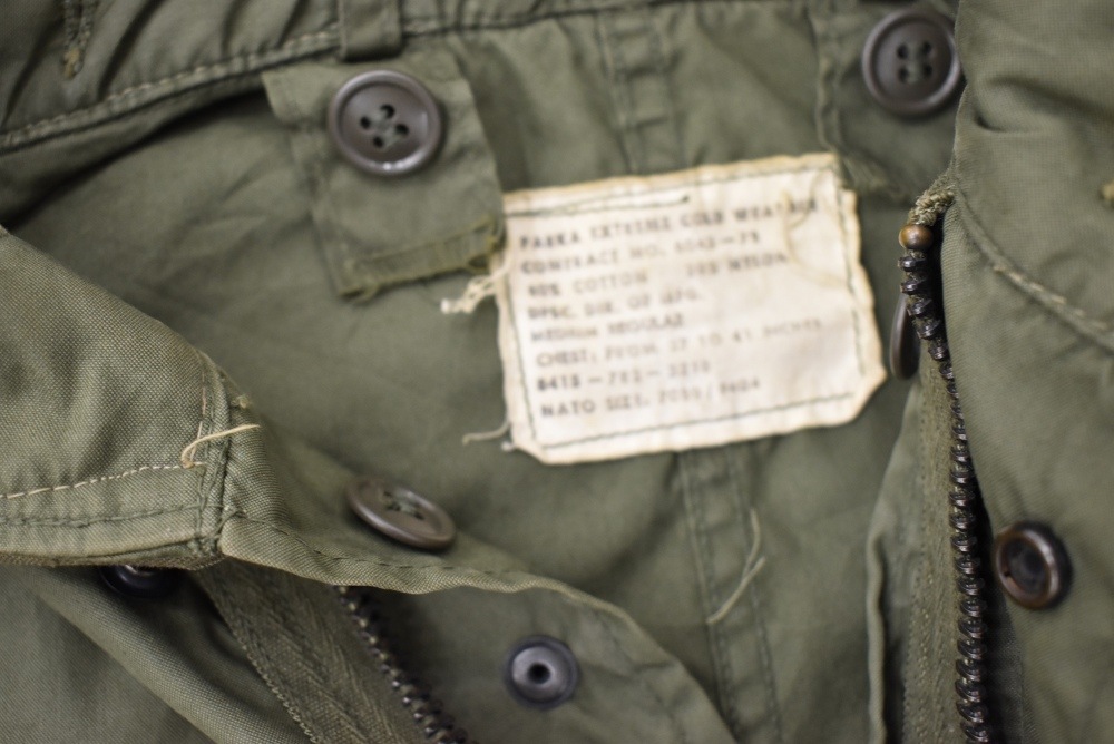 109944 [MC]  VINTAGE 65s US ARMY「M65 FISHTAIL PARKA」 フィッシュテールパーカー ヴィンテージ モッズコート