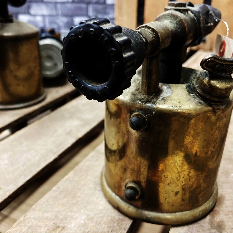 106085　「BURMOS」MADE IN BRITISH   ブラス　トーチ　バーナー　ブロートーチ　コンロ　キャンプ　真鍮　　