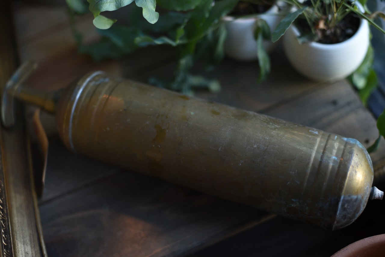 101104 UK　消火器　FIRE EXTINGUISHER 真鍮　ブラス　英国 